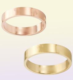 Rose Gold Stainless Steel Designer Crystal Wedding Ring Woman Jewellery Love Rings Men Promise Rings For Female Women Gift Engagemen9598869