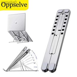 Tablet PC Stands Portable Laptop Holder port Notebook Aluminium Tablet Stand Foldable Computer Bracket For Asus Dell PC iPad Pro Macbook RackL231225