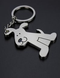 24 Pcs/Lot Creative Funny Nice Moving Lovely Dog Keychain Keyring Key Chain Ring Kids Boy Girls Key Holder7197012