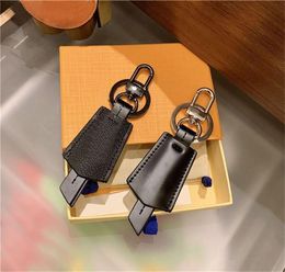 Fashion Black PU Leather Car Key Chain Rings Accessories Keychain Speed Keychains Buckle Hanging Decoration for Bag with Box YSK116154574