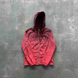 Hot Selling Trapstar Jacket Mens Hoodie Coats Irongate t Windbreaker Red to Quality Womens Coat Eu Sizes Xsxl XWAX