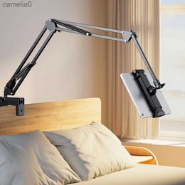 Tablet PC Stands Adjustable Bed Tablet Stand Lazy Bracket Aluminium Arm Desk Mount port for iPad Pro Mini 4-13 Inch Mobile Phones Tab PcL231225