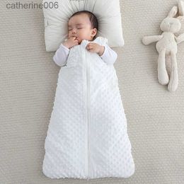 Sleeping Bags Newborn Baby Sleeping Bags Autumn Winter Bedding For Newborn Soft Fleece Babies Wrap Blankets NewBorn Sleepsack 0-9 MonthsL231225