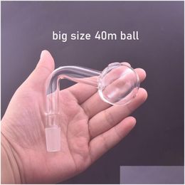 Smoking Pipes Big Size Bubble Glass Oil Burner 10Mm 14Mm 18Mm Male Female Joint Pyrex Bubbler Bowl For Bong Hookah Drop Delivery Home Otnlk