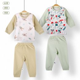 Baby clothing Sets Warm underwear set Toddler Outfits Boy Tracksuit Cute winter Sport Suit Fashion Kids Girls Clothes 0-3 years y0lj#