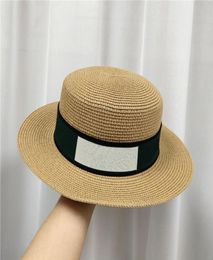 Designer Straw Hat Fashion Luxury Designer Bucket Hat Men Womens Mens Fitted Hats Summer Embroidery Baseball Caps8826788