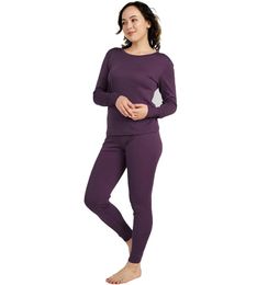 100% Merino Wool Base Layer Womens Set 180G Lightweight Merino Wool Thermal Underwear Women Top and Bottoms Long John Anti-Odor 231225