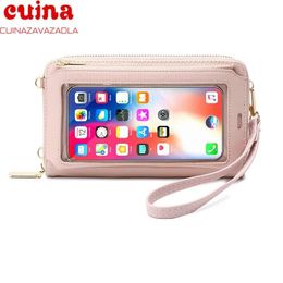 Bags Fashion Crossbody Cellphone Purse Women Touch Screen Bag Rfid Blocking Wallet Handbag Shoulder Strap