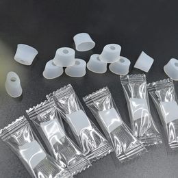 Silicone Mouthpiece Cover Silicon Drip Tip Clear Rubber Test Tips Cap Tester With Individually Package