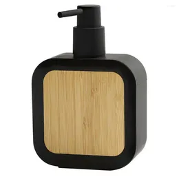 Storage Bottles Bamboo Soap Dispenser Leak Proof Hand Cream Lotion Shampoo Dishwashing Liquid Refillable Bottle