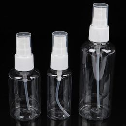 Portable Plastic Perfume Spray Bottles 50ml Empty Perfume Sample Vials With Mist Pump Perfume Atomizer For Travel Sample Reatk