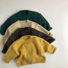 Milancel Kids Sweaters Boys Close Brief Girls Pullover Knitwear 231225