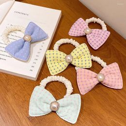 Hair Accessories Sweet Girl Butterfly Knot Rope Cute And Versatile High Ponytail Thickened Small Intestine Band