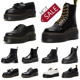 Aaa Qualidade Dr Marten Boot Mulher Designer Dr Martin Sapatos Inverno Mulheres Preto Luxo Couro Bottes Clássico Mens Mulheres Dr Marten Mocassins Treinadores High Top Sneakers