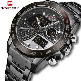 Neue Uhr für Männer Naviforce Top Luxury Brand Fashion Quartz Bussiness Uhr Edelstahl Sport Armbandwatch Relogio Maskulino Ly1282e