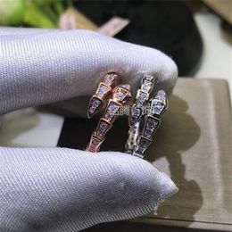 fashion Exquisite shiny new Snake ring Party Lovers promise Rings And Anniversary rings For women men Jewellery Gift252m