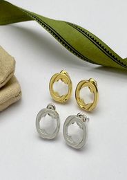 Women Designer Earrings Stud Gold 925 Sliver Earring Fashion Jewellery Hoop Earrings Luxury Boucles Doreilles Wedding G Ear Earring 5005418