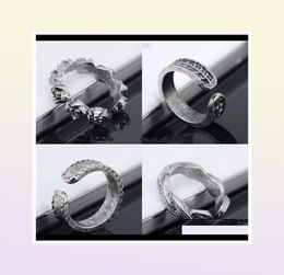 Toe Rings Rings Body Jewellery Drop Delivery 2021 Vintage Retro Antique Sier Beach Punk Elephant Moon Arrow Set Ethnic Carved Adjust2643894