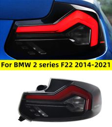 Cars For BMW 2 Series F22/F23 2014-20 21 M2 Taillights LED DRL Running Lights Fog Lights Rear parking Taillight