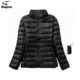 Jackets LNGXO Packable Down Jacket Women Ultralight Camping Hiking Trekking Waterproof Winter Coat Outdoor Windproof Warm Puffer Jackets