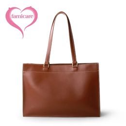 Bags 2023 New Brifecase Handbag Women Luxurious Genuine Leather Shoulder Bag High Quality Men Laptop Tote Ol Female Male Large Bags