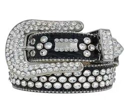 Designer Belt B Belts for Men Women Shiny diamond belt luxury Rhinestone multicolour rock Handmade for gift3065646