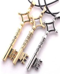 Anime Attack on Titan Erens Key Necklace Shingeki no Kyoujin Key Pendant Aot Cosplay Vintage Retro Jewellery Whole X0707225n9426195