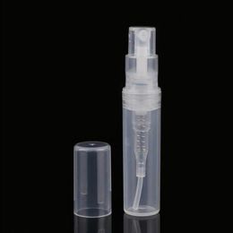Empty Spray Bottles 2ML Plastic Mini Refillable Container For Cosmetic Perfume Sample Travel 5000Pcs Lot Free Shipping Ekslx