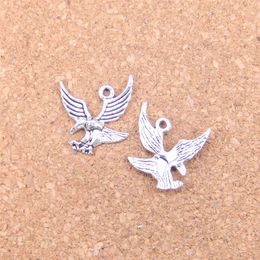 150pcs Antique Silver Bronze Plated eagle hawk Charms Pendant DIY Necklace Bracelet Bangle Findings 20 20mm299w