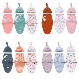 Baby Swaddle Blanket born Wrap Cotton Swaddling Bag Envelope Sleep sack Bedding 231225