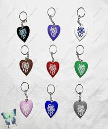 Multi Color Pink Black Blue Girls Don039t Cry Human Made Key Chains Love Keychain Pendant 2022 Fashion T2208041576418