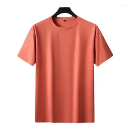 Men's T Shirts Arrival Fashion Suepr Large Summer Smooth Round Neck Short-sleeved T-shirt Plus Size XL 2XL 3XL 4XL 5XL 6XL 7XL 8XL