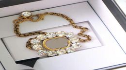 Fashion Charm Bracelets Brass Diamond Antique Vintage Brand Designer Bracelet High Quality With Case4107076