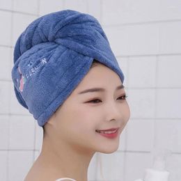 Towel Coral Fleece Dry Hair Soft Shower Absorbent Quickly Drying For Head Scarf Home Dormitory Bathroom Sho