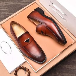 10A MD Party Shoes For Men Coiffeur Wedding Shoes Men Elegant Italian Brand Patent Leather Dress Shoes Men Formal Sepatu Slip On Pria 11