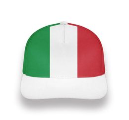 ITALY youth hat diy custom made name number ita cap nation flag it italian country italia college print po baseball caps8070556