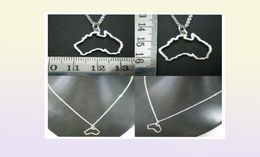 5pcs Outline lia Map pendant Necklace - Sydney, Melbourne, Perth, Brisbane, Tasmania Geek City geographic map necklace jewelry9866672
