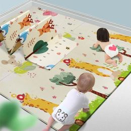 XPE Folding Baby Play Mats Climbing Pad 1cm Baby Crawling Carpet Waterproof Toddler Carpet Nursery Activity Gym Gifts For Kids 231225
