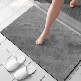 Non-slip Washroom Mat Super Absorbent Bath Mat Quickly Drying Carpet Bathtub Side Floor Rug Bathroom Accessories Tapete Banheiro 231222