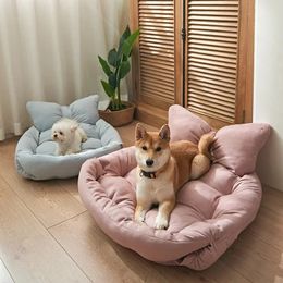 1PC Dog kennel summer winter small dogs Corgi dog mat cage sleeping bed cat nest four seasons universal pet 231225