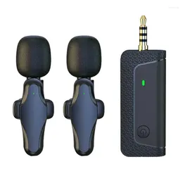 Microphones K35pro Wireless Microphone Lavalier For Camera Cell Phone Recording Video Speaker Headset Easy Instal To Use