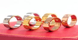love screw ring mens rings classic luxury designer Jewellery women Titanium steel Alloy GoldPlated Gold Silver Rose Never fade Not 6408705
