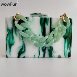 Bags Acrylic Box Clutches Crossbody Bags For Women Bag Ladies Handbag Wallet Small Travel Shoulder Mini Clutch Tote Pearl Green Bags