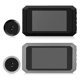 Doorbells 3.97 In Digital Magic Eye Electronic Viewfinder Night Vision Safety Door Viewer Home Office El Use For 0.59-1.18 Holes