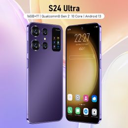 2024 Mobile Phones S23 Ultra 7.3 HD Screen SmartPhone Original 16G+1T 5G Dual Sim Celulares Android Unlocked 100MP 8000mAh Cell Phone
