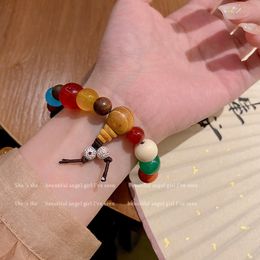 18-Seed Bracelet White Jade Bodhi Root Bracelet Wholesale Men and Women Couple Beaded Bracelet Eighteen Prayer Beaded