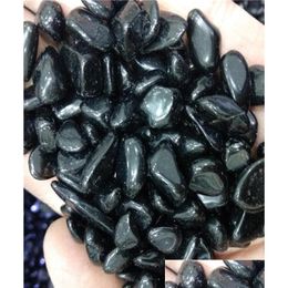 Party Favour Dhx Sw 100G Beautif Natural Black Obsidian Quartz Crystal Gravel Stone Healing Reiki Minerals And Fish Tank Decor Stone1 Dhd4B