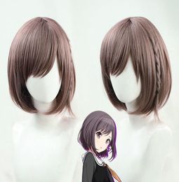 Shinonome Ena Cosplay Full Wig Braided Brown Heat Resistant Fiber Anime Wigs6843416