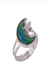 Moon Mood Ring Adjustable Colour Changes To The Temperature Of Your Blood273p7329554