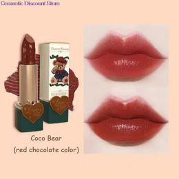 Flower Knows Love Bear Matte Long lasting Waterproof Lip Stick Women Beauty Cosmetic Makeup Easy to Wear 231225